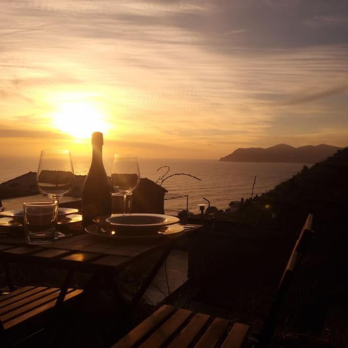 Sunset Manarola Daire Dış mekan fotoğraf